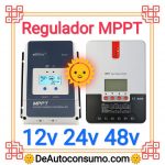 Regulador MPPT 12v 24v 48v