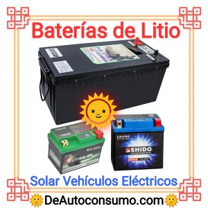 Baterías de Litio Solar Vehículos Eléctricos